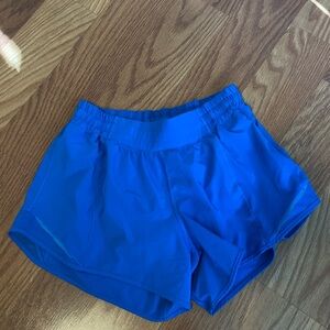 Women’s blue lululemon shorts- size 8